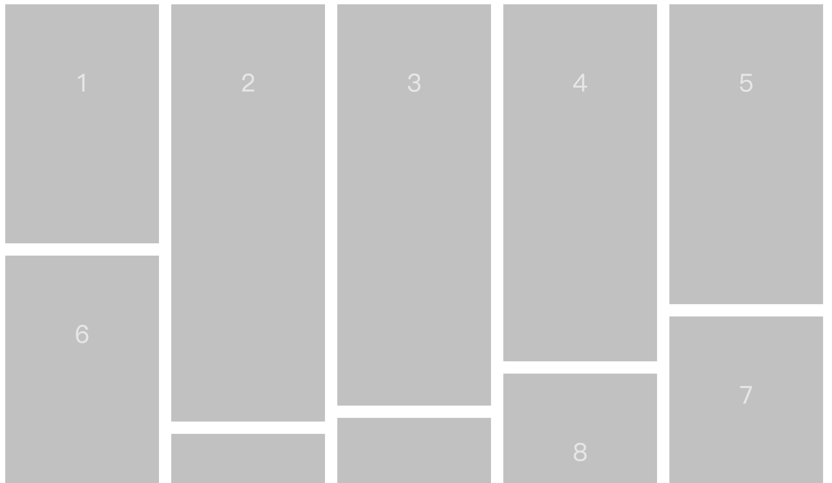 js + position 实现瀑布流